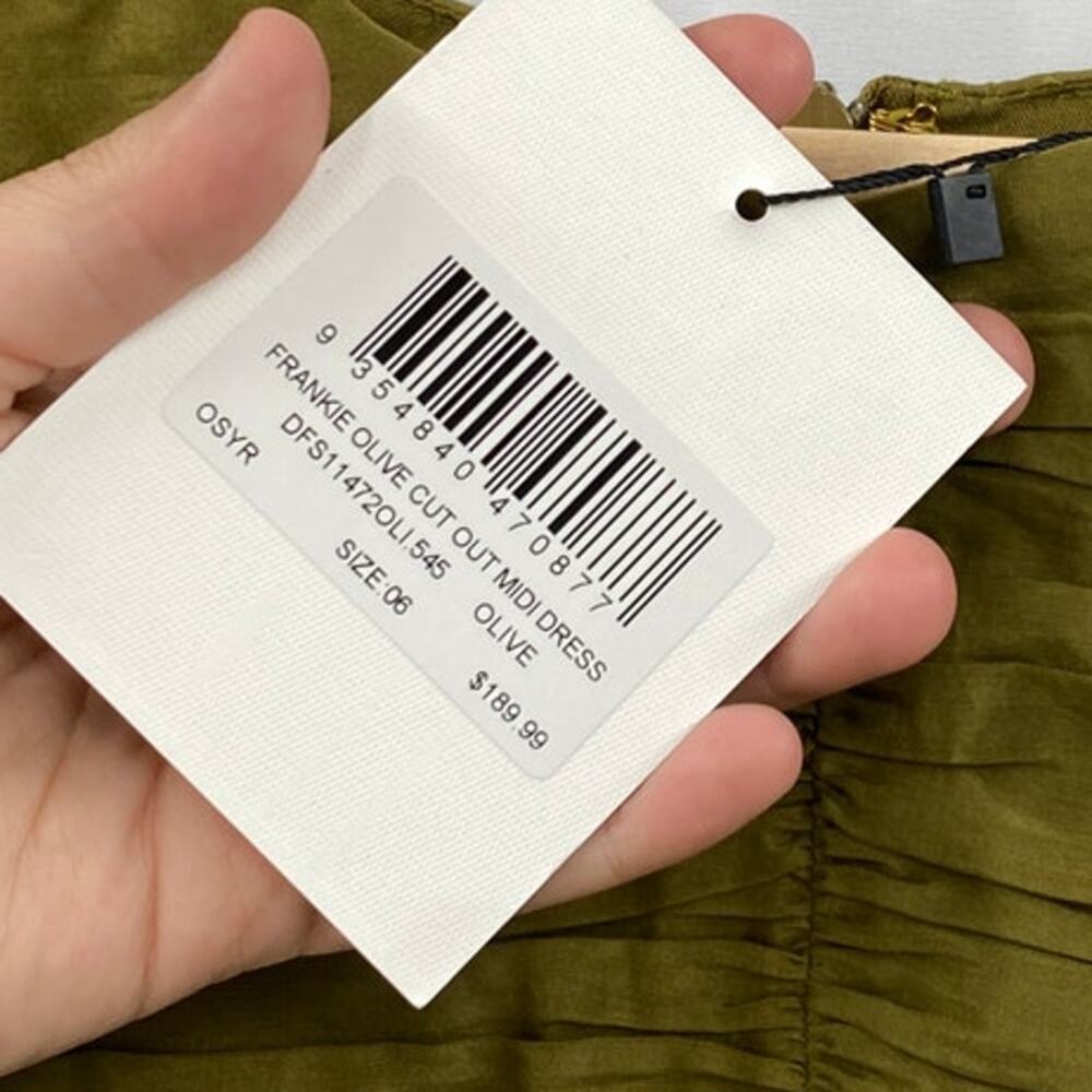 DISSH 6 Frankie Olive Cutout Midi Dress - Picture 5 of 12